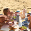 Seashell Baby Fork and Spoon - Blue