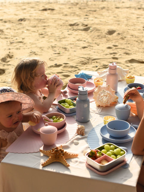 Seashell Silicone Bib - Pink