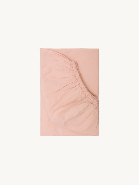 Organic Cotton Fitted Sheet - Pink Blossom