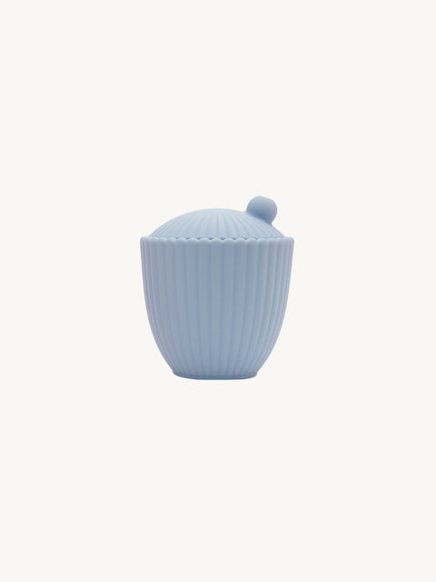 Sea Shell Cup with Lid - Blue