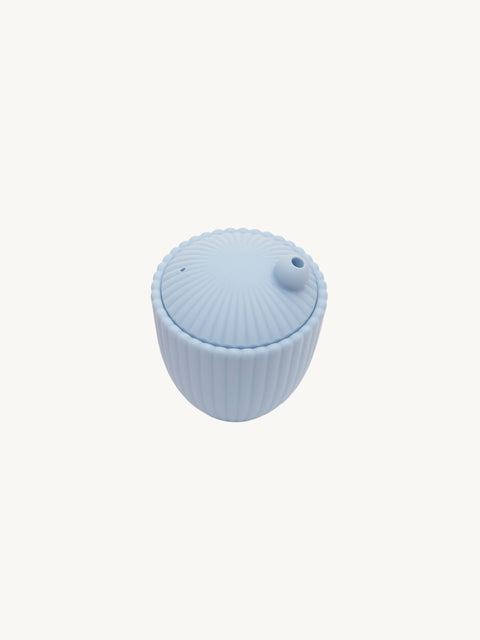 Sea Shell Cup with Lid - Blue