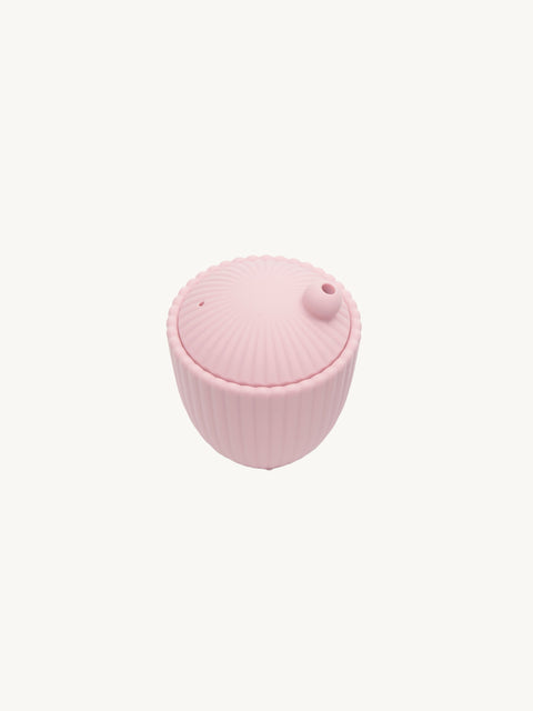 Sea Shell Cup with Lid - Pink