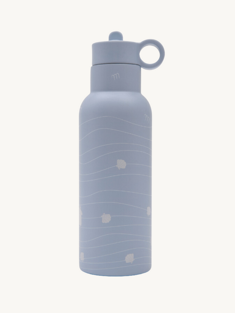 Seashell Insulated Drinking Bottle 500ML - Blue